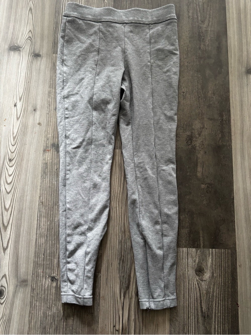Women's M a new day pull on Gray Slim Fit Pants w/ zippered ankle
